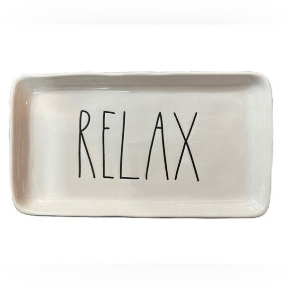 Rae‎ Dunn Relax Tray - Picture 1 of 2